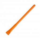 Эко ручка с логотипом бумажная с колпачком